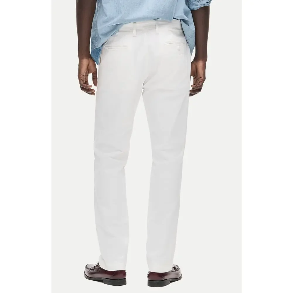 J Crew Mens 770 Straight Stretch Chinos 35 x 32 White NWT Pants AR886 J.Crew